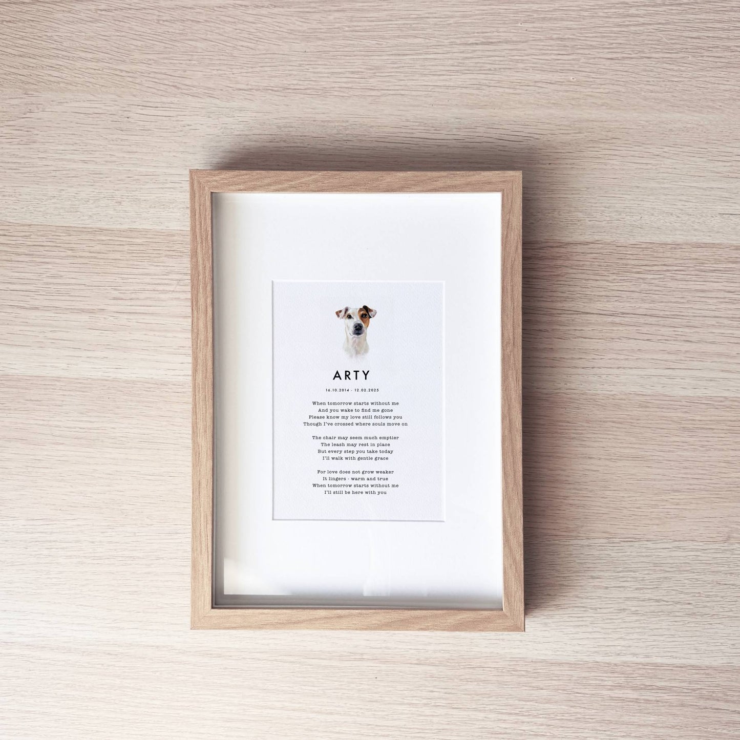 Pet Memorial Portrait
