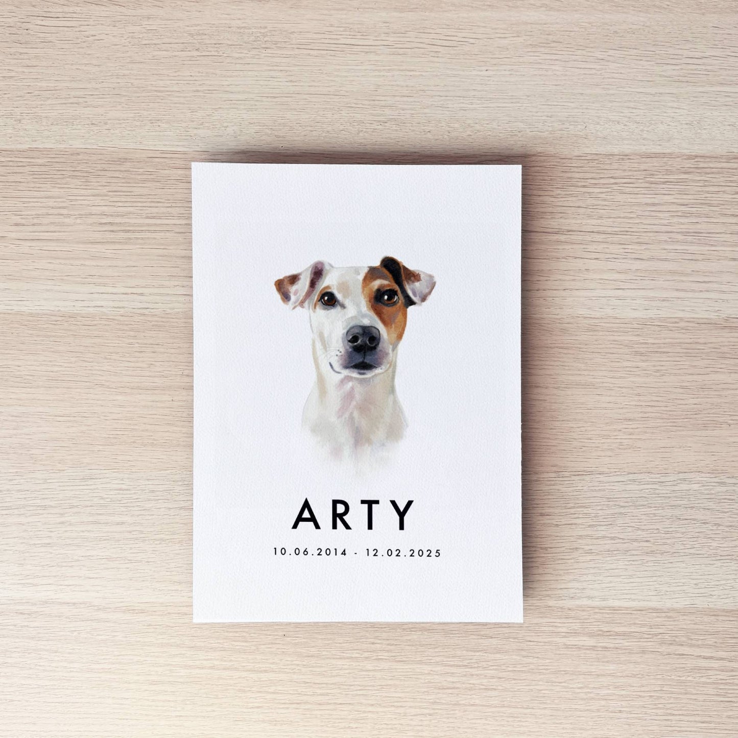 Pet Memorial Portrait