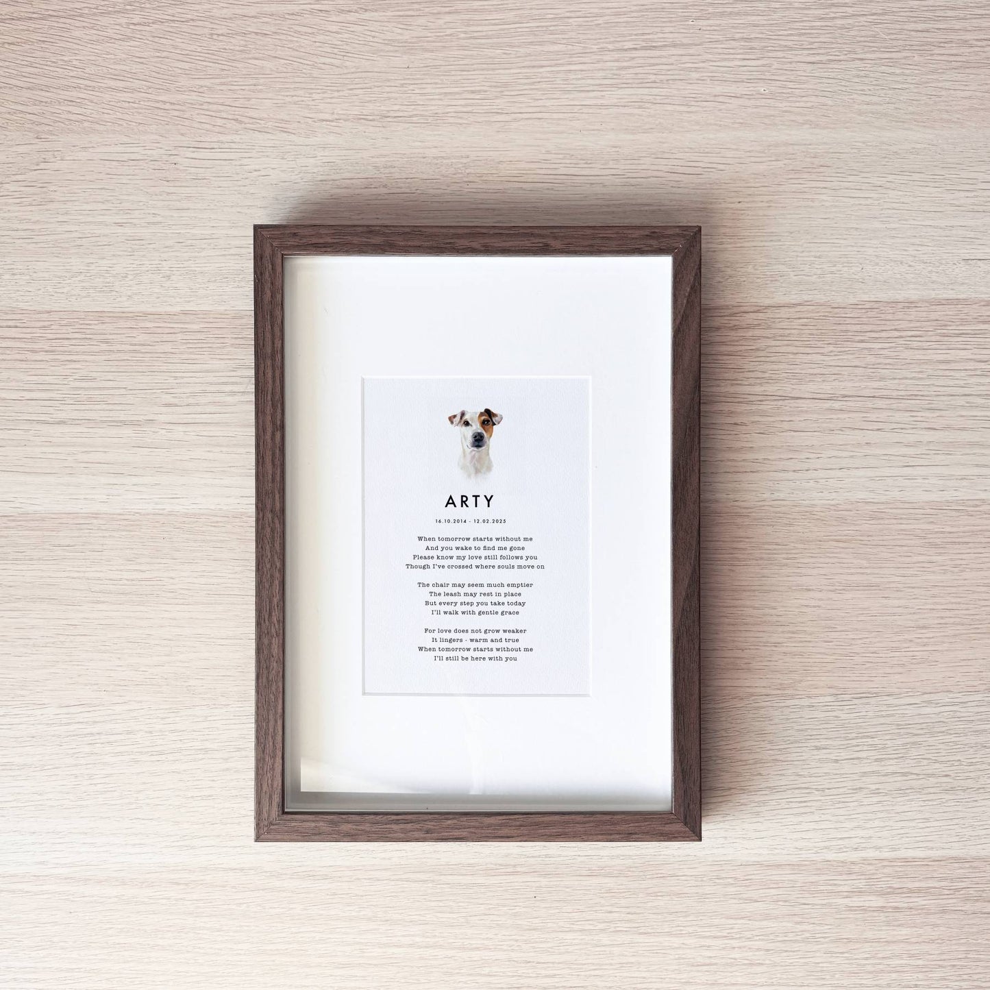 Pet Memorial Portrait